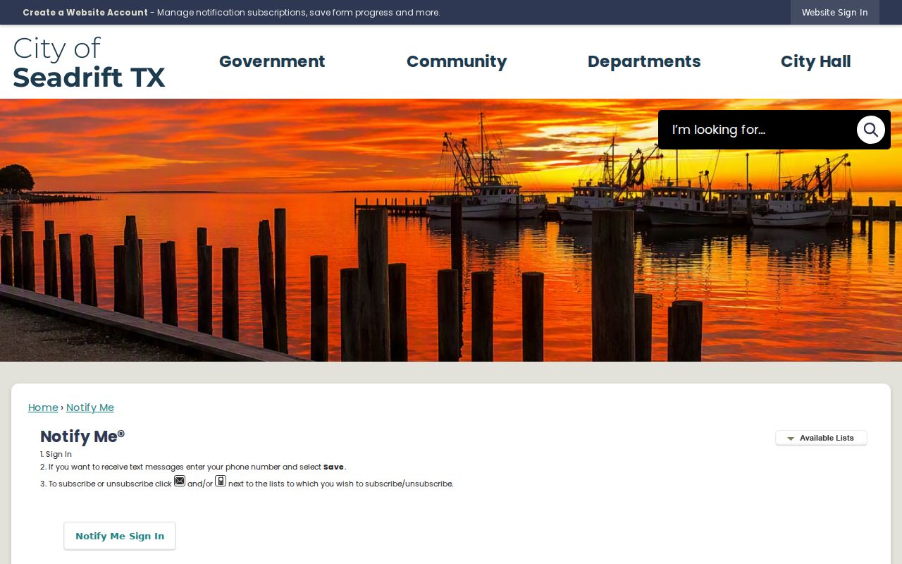 Seadrift docket search municipal court calendar