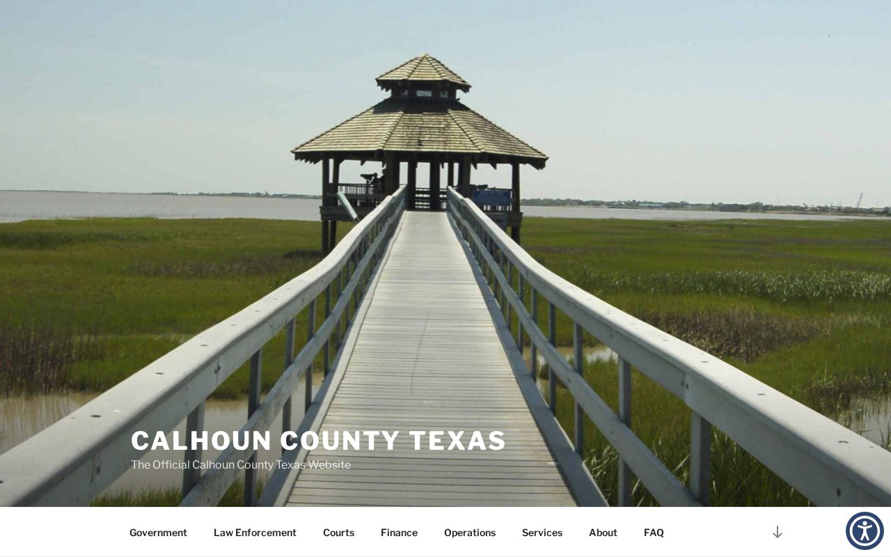 Calhoun County court docket government homepage